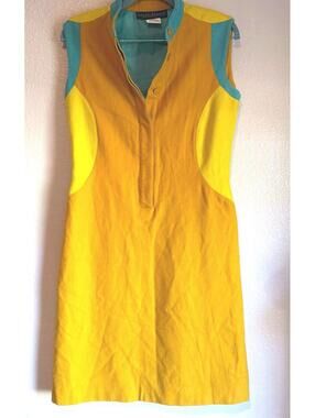 Harve Benard Vintage Mod Disco Sleeveless Shift Dress Size 4